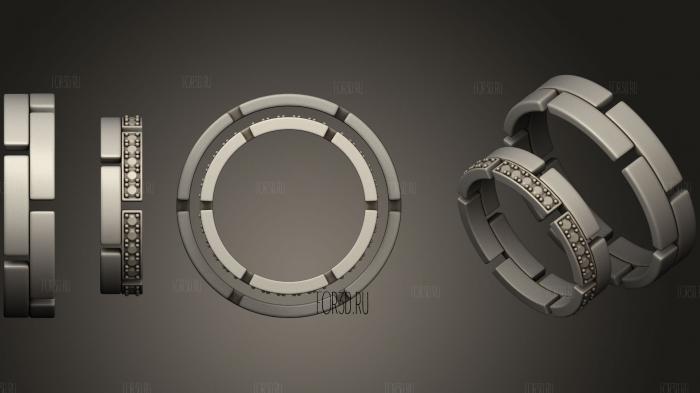 Ring 110 stl model for CNC
